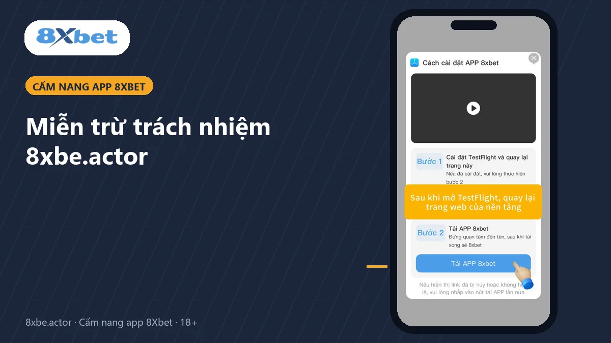 Miễn trừ trách nhiệm 8xbe.actor Ảnh bìa trang miễn trừ trách nhiệm của 8xbe.actor